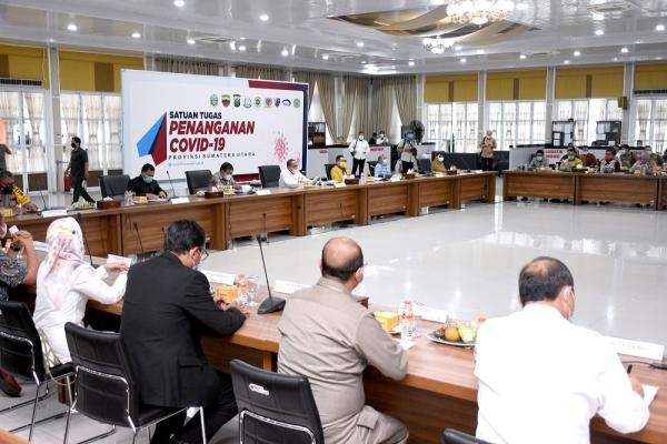 Rapat Persiapan Pilkada Serentak 2020 di Sumut, Gubernur Yakinkan DPR Soal Kondusifitas Rakyat